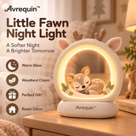 Avrequin™ DreamGlow Little Fawn Night Light