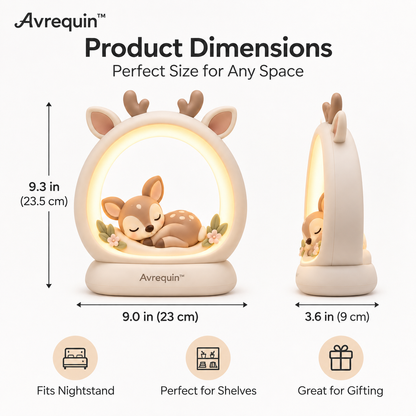 Avrequin™ DreamGlow Little Fawn Night Light