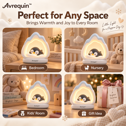 Avrequin™ Snowy Penguin Bedside Night Light