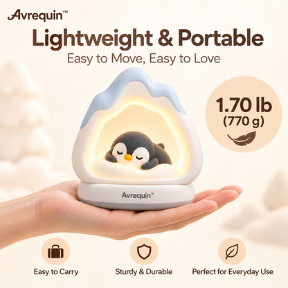 Avrequin™ Snowy Penguin Bedside Night Light