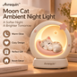 Avrequin™ Moon Cat Ambient Night Light