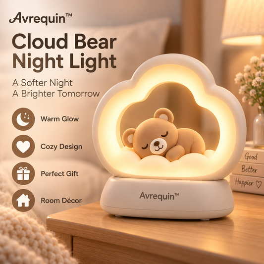 Avrequin™ Cloud Bear Glow Night Light