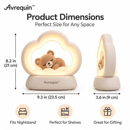 Avrequin™ Cloud Bear Glow Night Light