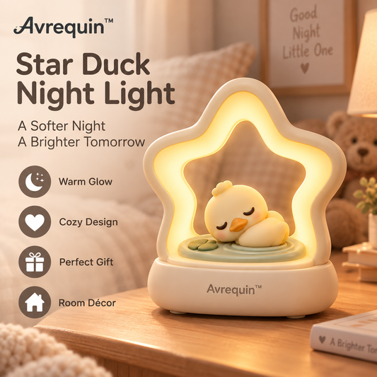 Avrequin™ Star Duck Bedside Night Light