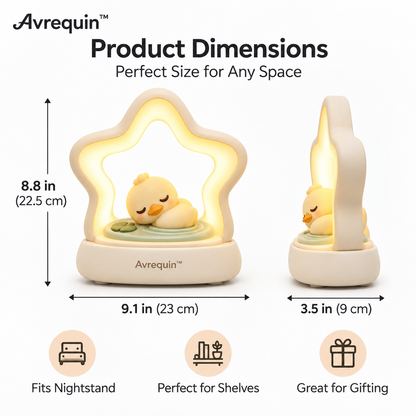 Avrequin™ Star Duck Bedside Night Light