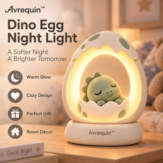 Avrequin™ Dino Egg Glow Night Light