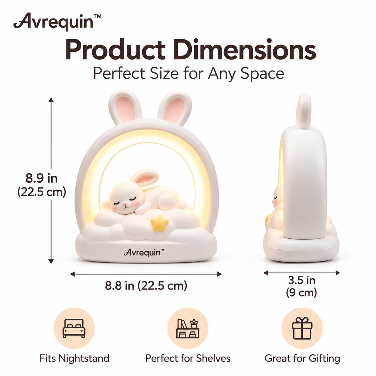 Avrequin™ Dream Bunny Night Light