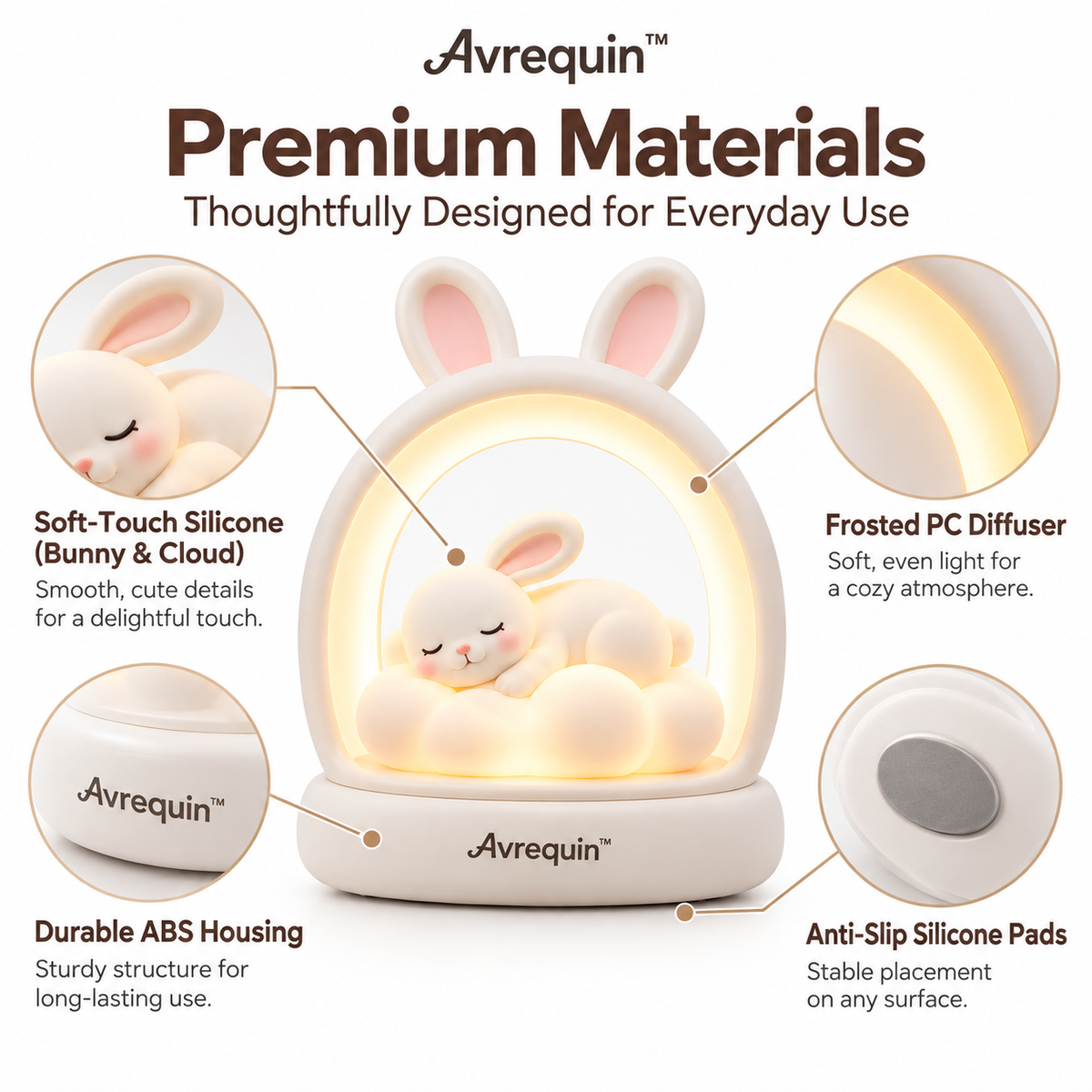 Avrequin™ Dream Bunny Night Light