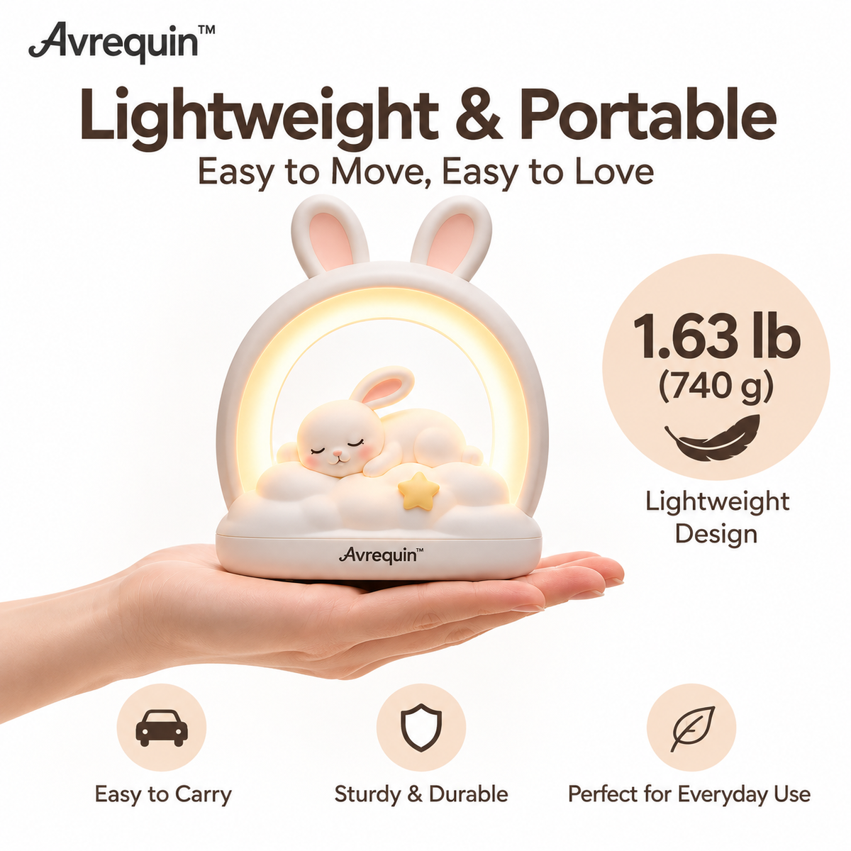 Avrequin™ Dream Bunny Night Light