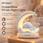 Avrequin™ DreamGlow OceanGlow Whale Night Light